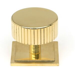 From The Anvil 50369 Polished Brass Judd Cabinet Knob - 38mm (Square) From The Anvil 50369 Polished Brass Judd Cabinet Knob - 38mm (Square)