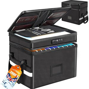 Does Not Apply Fireproof Document Box, 2-Layer File Box Storage Organizer With Lock And Handle, Does Not Apply Fireproof Document Box, 2-Layer File Box Storage Organizer With Lock And Handle,