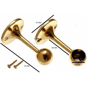 One Stop Diy Towel Rod Rail Socket End Support Bracket 19mm Eb & Screws Qty. Pack Of 40 One Stop Diy Towel Rod Rail Socket End Support Bracket 19mm Eb & Screws Qty. Pack Of 40
