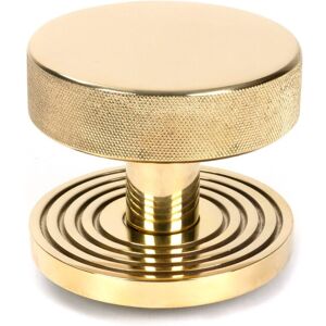 From The Anvil 50828 Polished Brass Brompton Centre Door Knob (Beehive) From The Anvil 50828 Polished Brass Brompton Centre Door Knob (Beehive)