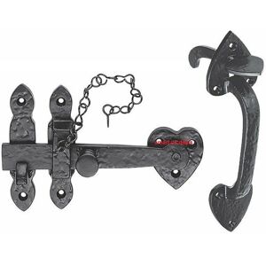 Carlisle Brass Thumb Internal Gate Door Latch Black Iron Antique 170mm Carlisle Brass Thumb Internal Gate Door Latch Black Iron Antique 170mm