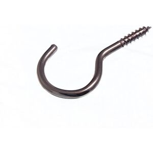 Screw In Cup Hook Unshouldered Total Length 50mm Cp Chromed Pack Of 100 Screw In Cup Hook Unshouldered Total Length 50mm Cp Chromed Pack Of 100