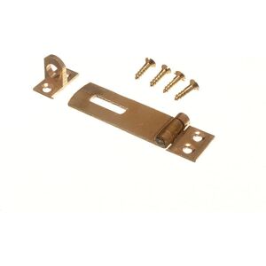 Onestopdiy New 24 X Hasp & Staple Sets Can Be Used With Padlocks - Polshed Brass 50mm - Onestopdiy New 24 X Hasp & Staple Sets Can Be Used With Padlocks - Polshed Brass 50mm -