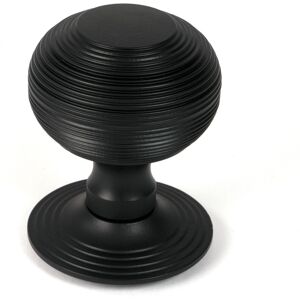 From The Anvil 46660 Matt Black Beehive Centre Door Knob From The Anvil 46660 Matt Black Beehive Centre Door Knob
