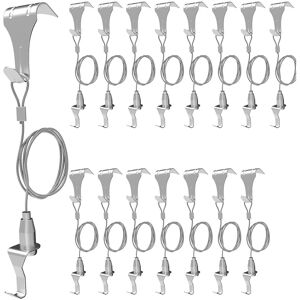 16 Pcs Picture Rail Hanging System,Picture Rail Hooks Molding Hooks Picture6766 16 Pcs Picture Rail Hanging System,Picture Rail Hooks Molding Hooks Picture6766