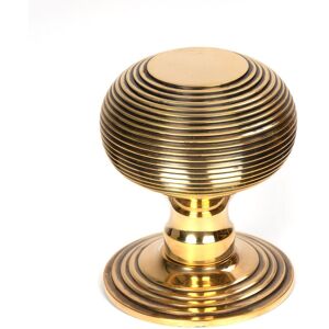 From The Anvil 46654 Aged Brass Beehive Centre Door Knob From The Anvil 46654 Aged Brass Beehive Centre Door Knob