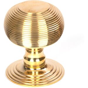 From The Anvil 50839 Polished Brass Beehive Centre Door Knob From The Anvil 50839 Polished Brass Beehive Centre Door Knob