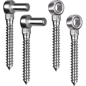 Insaga Gate Hinge M12, 2 Set Heavy Duty Farm Gate Screw Hook And Eye Hinge Pin Insaga Gate Hinge M12, 2 Set Heavy Duty Farm Gate Screw Hook And Eye Hinge Pin