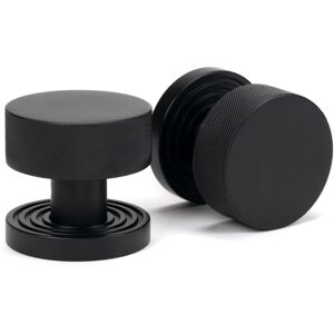 From The Anvil 46800 Matt Black Brompton Mortice/rim Knob Set (Beehive) From The Anvil 46800 Matt Black Brompton Mortice/rim Knob Set (Beehive)