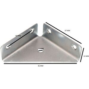 One Stop Diy Corner Bracket Brace 60mm Sq. 22mm Deep Zp Steel Pack Of 20 One Stop Diy Corner Bracket Brace 60mm Sq. 22mm Deep Zp Steel Pack Of 20