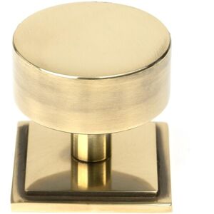 From The Anvil 50375 Aged Brass Kelso Cabinet Knob - 38mm (Square) From The Anvil 50375 Aged Brass Kelso Cabinet Knob - 38mm (Square)