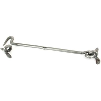 From The Anvil 83798 Pewter 16\" Forged Cabin Hook From The Anvil 83798 Pewter 16\" Forged Cabin Hook