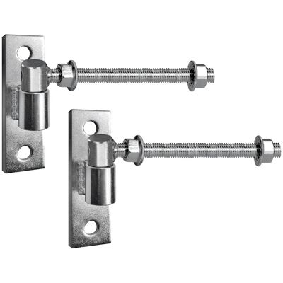 Heavy Duty Gate Hinges For Wood & Metal , 8 Inch J Bolt Hinge, 2-Pack8138 Heavy Duty Gate Hinges For Wood & Metal , 8 Inch J Bolt Hinge, 2-Pack8138