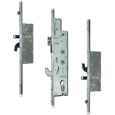 Fullex Xl Lever Operated Latch & Hookbolt Twin - 2 Hook, 2 Anti-Lift & 2 Roller Fullex Xl Lever Operated Latch & Hookbolt Twin - 2 Hook, 2 Anti-Lift & 2 Roller