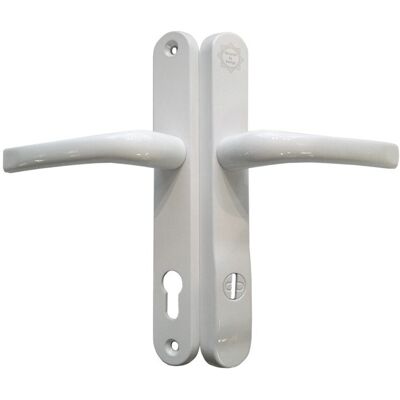 Mila Prosecure Security Door Handle 211mm Screw Fix Cylinder Cover Mila Prosecure Security Door Handle 211mm Screw Fix Cylinder Cover