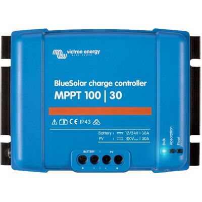 Victron Energy Victron BlueSolar MPPT 100/30 Solar Charge Controller - Solar Power Management Victron Energy Victron BlueSolar MPPT 100/30 Solar Charge Controller - Solar Power Management