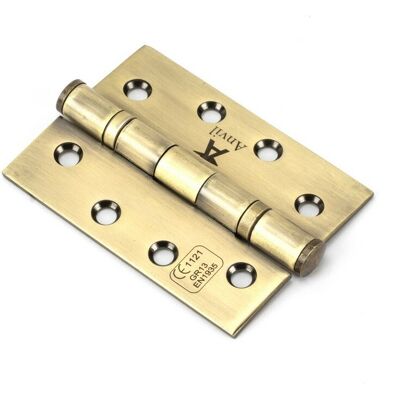 From The Anvil 49570 Aged Brass 4\" Ball Bearing Butt Hinge (Pair) Ss From The Anvil 49570 Aged Brass 4\" Ball Bearing Butt Hinge (Pair) Ss