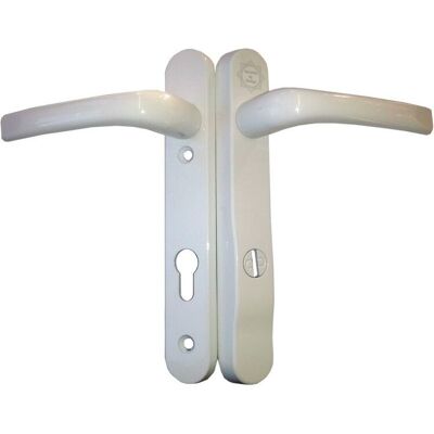 Mila Prosecure Security Door Handle 123mm Screw Fix Cylinder Cover Mila Prosecure Security Door Handle 123mm Screw Fix Cylinder Cover