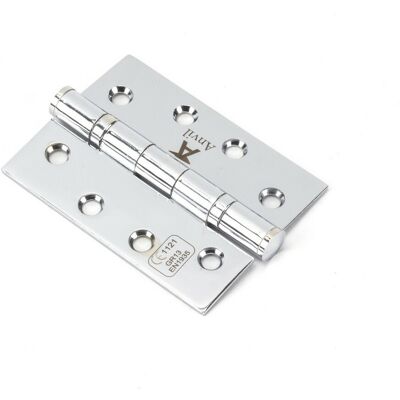 From The Anvil 49576 Polished Chrome 4\" Ball Bearing Butt Hinge (Pair) Ss From The Anvil 49576 Polished Chrome 4\" Ball Bearing Butt Hinge (Pair) Ss