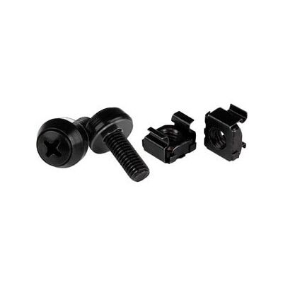 Startech M6 X 12mm Screws And Cage Nuts 50 Pack Black M6 Mounting Screws & Cage Startech M6 X 12mm Screws And Cage Nuts 50 Pack Black M6 Mounting Screws & Cage
