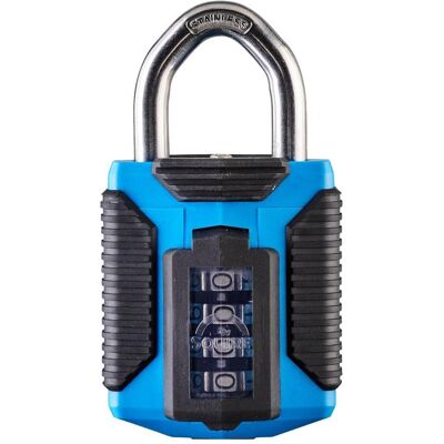 Squire Cp50/atls - All Terrain Stainless Steel Shackle Combination Padlock - Ope Squire Cp50/atls - All Terrain Stainless Steel Shackle Combination Padlock - Ope