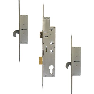 Fullex Crimebeater 35 Lever Operated Latch & Deadbolt Twin Spindle - 2 Hook Fullex Crimebeater 35 Lever Operated Latch & Deadbolt Twin Spindle - 2 Hook