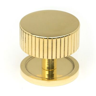 From The Anvil 50367 Polished Brass Judd Cabinet Knob - 38mm (Plain) From The Anvil 50367 Polished Brass Judd Cabinet Knob - 38mm (Plain)