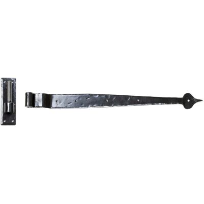 From The Anvil 91473 Black 24\" Hook & Band Hinge - Cranked (Pair) From The Anvil 91473 Black 24\" Hook & Band Hinge - Cranked (Pair)