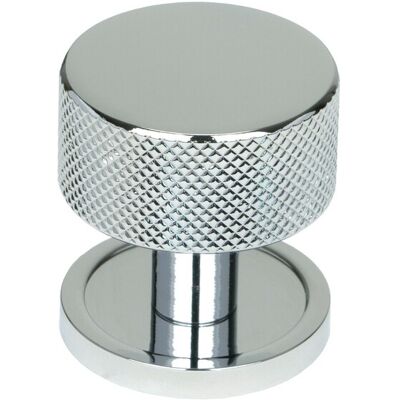 From The Anvil 46858 Polished Chrome Brompton Cabinet Knob - 32mm (Plain) From The Anvil 46858 Polished Chrome Brompton Cabinet Knob - 32mm (Plain)