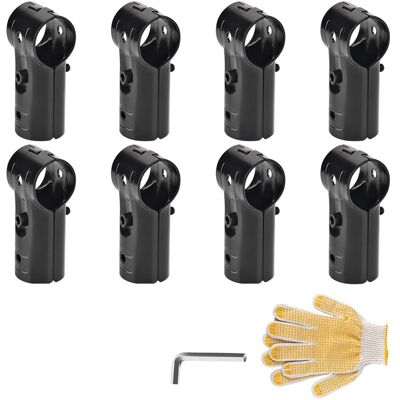 8 Sets 1 Inch T Pipe Clamp,Cold Rolled Steel Connector Chain Link Fence2965 8 Sets 1 Inch T Pipe Clamp,Cold Rolled Steel Connector Chain Link Fence2965