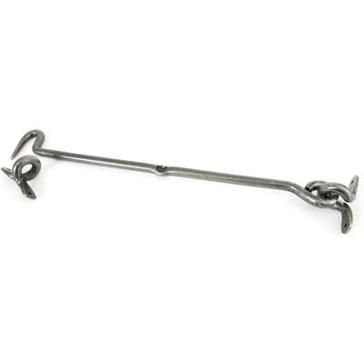 From The Anvil 83799 Pewter 18\" Forged Cabin Hook From The Anvil 83799 Pewter 18\" Forged Cabin Hook