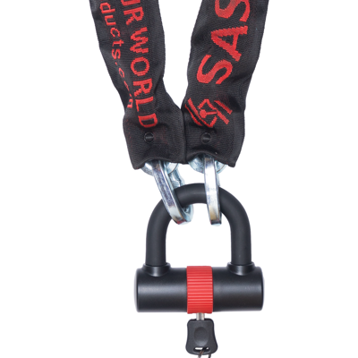 Sas Security Products Sas Heavy-Duty 10mm D Shackle Chain And Padlock - 1.5 Metres Sas Security Products Sas Heavy-Duty 10mm D Shackle Chain And Padlock - 1.5 Metres