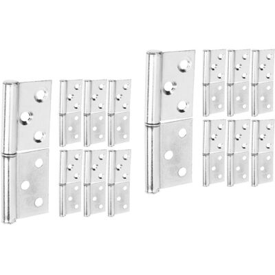 24 Pcs Lift Off Hinge Detachable Door Hinge Screen Door Rising Butt Mini Hinges 24 Pcs Lift Off Hinge Detachable Door Hinge Screen Door Rising Butt Mini Hinges