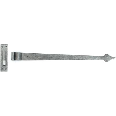 From The Anvil 33741 Pewter 35\" Hook & Band Hinge - Cranked (Pair) From The Anvil 33741 Pewter 35\" Hook & Band Hinge - Cranked (Pair)