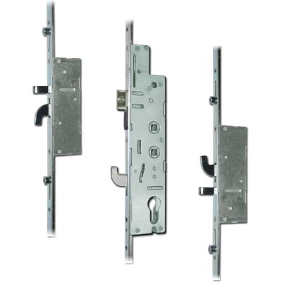 Fullex Xl Lever Operated Latch & Hookbolt Twin - 2 Hook, 2 Anti-Lift & 4 Roller Fullex Xl Lever Operated Latch & Hookbolt Twin - 2 Hook, 2 Anti-Lift & 4 Roller