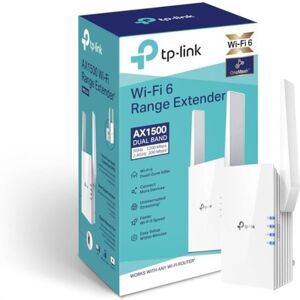 TP-LINK Ax1500 (Re505x) (300+1200) Dual Band Wall-Plug Wi-Fi 6 Range Extender TP-LINK Ax1500 (Re505x) (300+1200) Dual Band Wall-Plug Wi-Fi 6 Range Extender