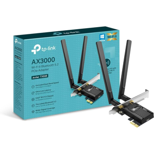 TP-LINK Archer Tx55e Ax3000mbps Bluetooth 5.2 Dual-Band Wifi 6 Pcie Card With Tw TP-LINK Archer Tx55e Ax3000mbps Bluetooth 5.2 Dual-Band Wifi 6 Pcie Card With Tw