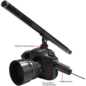 Shotgun Microphone 2.4g Wireless Condenser Mic Single Directional Interview Shotgun Microphone 2.4g Wireless Condenser Mic Single Directional Interview