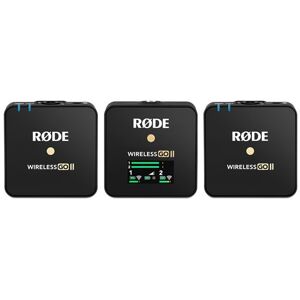 Rode Wireless Go Ii, Dual Channel Wireless Mic System, 3.5mm Trs I/o, Usb Type-C Rode Wireless Go Ii, Dual Channel Wireless Mic System, 3.5mm Trs I/o, Usb Type-C