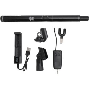 Black 11 Inch Camera Microphone 2.4g Wireless High Sensitivity Condenser Int Sg Black 11 Inch Camera Microphone 2.4g Wireless High Sensitivity Condenser Int Sg