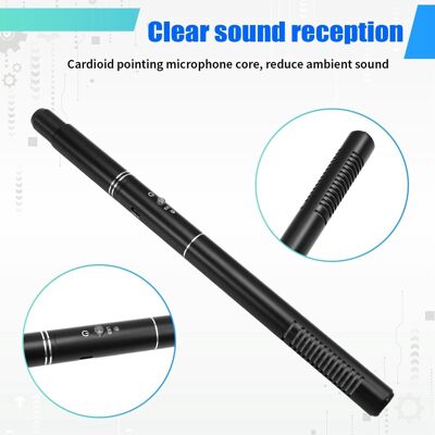 Eurowagens Interview Microphone Condenser Microphone Handheld Studio Recording Mic Eurowagens Interview Microphone Condenser Microphone Handheld Studio Recording Mic