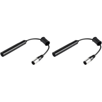 2x Video Recording Interview Stereo Condenser Unidirectional Microphone Mic1690 2x Video Recording Interview Stereo Condenser Unidirectional Microphone Mic1690