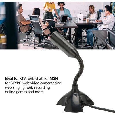 Usb Mic Omnidirectional Noise Cancelling Desktop Condenser Conferencing Mic New Usb Mic Omnidirectional Noise Cancelling Desktop Condenser Conferencing Mic New