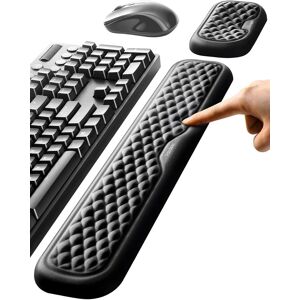 Vaydeer Keyboard And Mouse Wrist Rest Pad Padded Memory Foam Hand Rest Support Vaydeer Keyboard And Mouse Wrist Rest Pad Padded Memory Foam Hand Rest Support