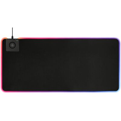 Deltaco Gaming RGB Mouse Pad with Wireless Charging 10W - Black Deltaco Gaming RGB Mouse Pad with Wireless Charging 10W - Black