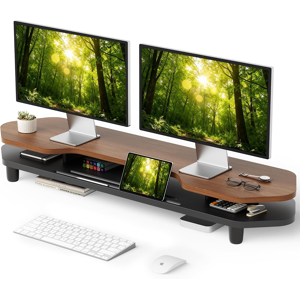 Does Not Apply 2 Tier Dual Monitor Stand Riser,Wider Board Computer Monitor Stand For 2 Monitor Does Not Apply 2 Tier Dual Monitor Stand Riser,Wider Board Computer Monitor Stand For 2 Monitor