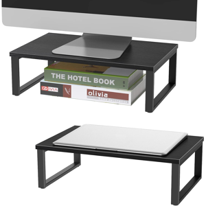 Does Not Apply 2 Pack Monitor Stand Riser Wood Desk Shelf With Storage, Laptop Stand Riser Comp Does Not Apply 2 Pack Monitor Stand Riser Wood Desk Shelf With Storage, Laptop Stand Riser Comp