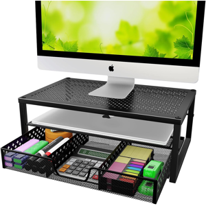 Does Not Apply Metal Monitor Stand Riser And Computer Desk Organizer With Drawer For Laptop, Co Does Not Apply Metal Monitor Stand Riser And Computer Desk Organizer With Drawer For Laptop, Co
