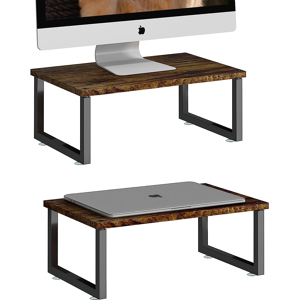Does Not Apply 2 Pack Monitor Stand Riser, Wood Desk Storage Organizer For Office Laptop, Compu Does Not Apply 2 Pack Monitor Stand Riser, Wood Desk Storage Organizer For Office Laptop, Compu