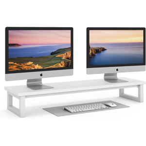 Does Not Apply Dual Monitor Stand Riser, 39inch Large Monitor Stands For 2 Monitors, Computer M Does Not Apply Dual Monitor Stand Riser, 39inch Large Monitor Stands For 2 Monitors, Computer M